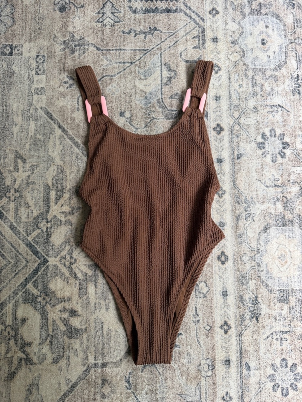 BRAND NEW aerie Textured One-Piece Swimsuit